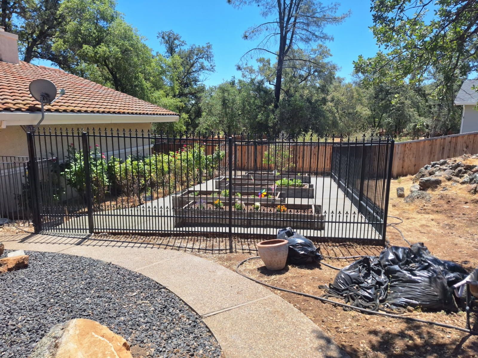 Project Garden Transformation with Seamless Concrete Flatwork image